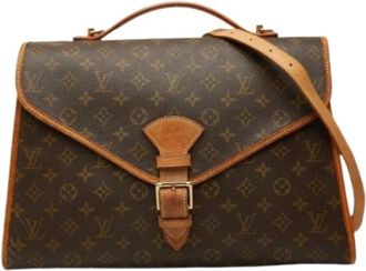 Louis Vuitton Pre-owned Beverly Monogram 2way tas - Dames - Vintage Handtas - Bruin - ONE Size - Leer - Vintage