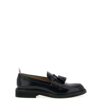 Thom Browne Polished Calf Leather Microsol Tassel Loafers
