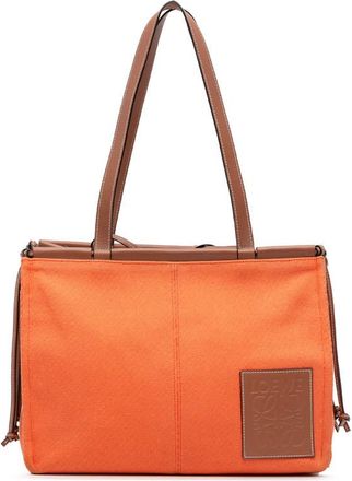 Loewe Pre-owned Loewe Small Canvas Cushion Tote Ladies 701920
