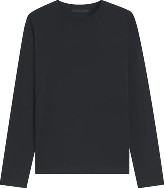 BOSS T-shirt girocollo a maniche lunghe - Nero