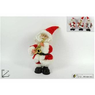 Trade Shop Trade Shop - Babbo Natale Con Musica Movimento Decorazione Natale 17x30x14cm Vari Modelli