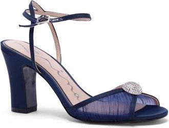 Nina Allyce Ankle Strap Sandal in Navy at Nordstrom, Size 8.5