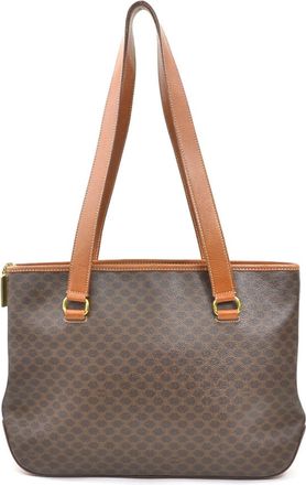 Celine Brown Pvc Leather Shoulder Bag Tote Bag (Pre-Owned)