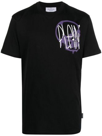 Philipp Plein graphic-print short-sleeved T-shirt - Black
