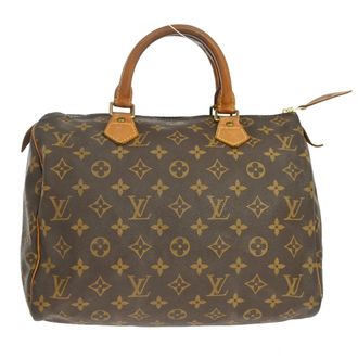 Louis Vuitton Speedy Monogram Canvas Brown Canvas Handbag (Pre-Owned)