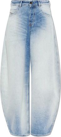 Diesel 1987 D-Khelz Jeans - Dames - Loose Fit Jeans - Blauw - W27 L30 - Katoen - Jeans