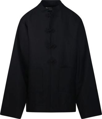 R&oacute;he Jassen, Dames, Zwart, S, Pankou Sluiting Jas