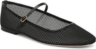 Veronica Beard Ellie Mesh Ballet Flat in Black at Nordstrom, Size 11