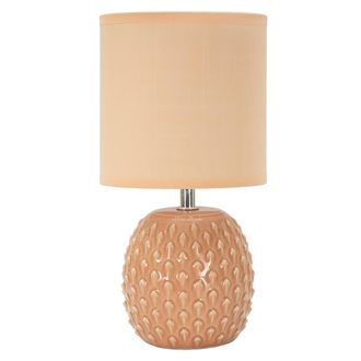 Dmora L&aacute;mpara De Mesa Ketchi, Requiere 1 Bombilla, Casquillo E14, Pantalla, Rosa