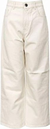R&oacute;he Jeans de Pierna Ancha Berber - Trousers - Mujer - Beige - 4XS