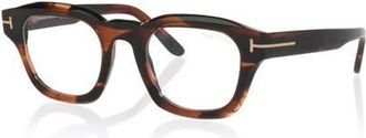 Tom Ford 48mm Square optical glasses in Tortoise at Nordstrom