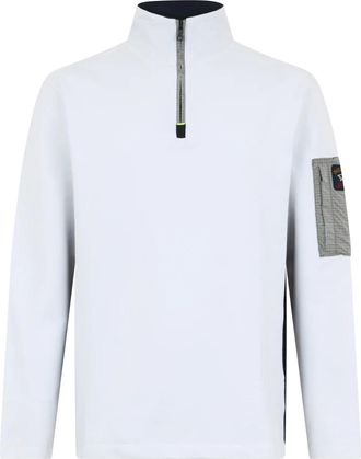 Paul & Shark High-collar Zip Sweatshirt - male - Paul & Shark - Zip-throughs - White - 3XL - Sweatshirts & Hoodies