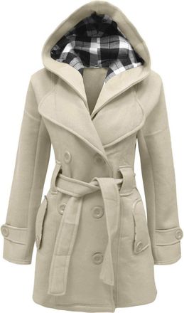 Generic Ladies Winter Coat Cream Size 10