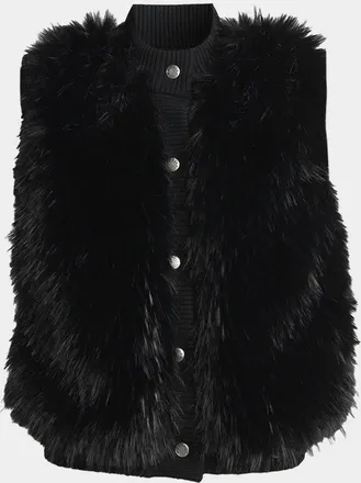Moncler Tadorne Shearling Down-Fill Vest