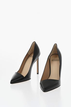 Francesco Russo Leather Pumps with 11 cm Stiletto Heel Francesco Russo