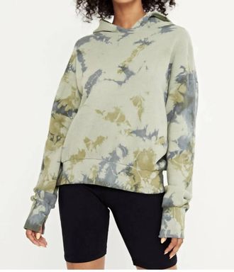 Bloomingdale's Season Change Hoodie In Storm Dye Sage
