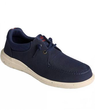 Sperry Top-Sider Menscaptains Moc Seacycled Shoes In Navy