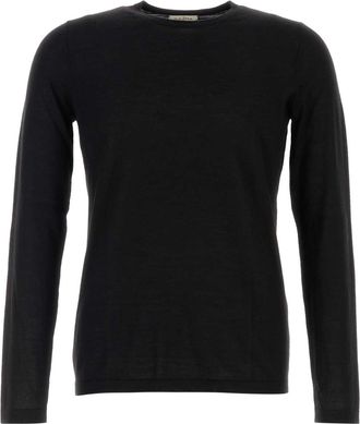 Le Kasha Black Cashmere Kyoto Sweater