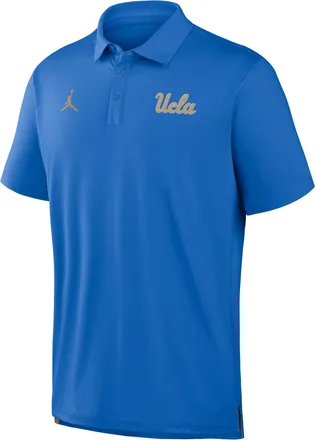 Nike Jordan Mens UCLA Tour Jordan Brand Dri-FIT College Polo in Blue | 0JPF08D8UCL-KAR