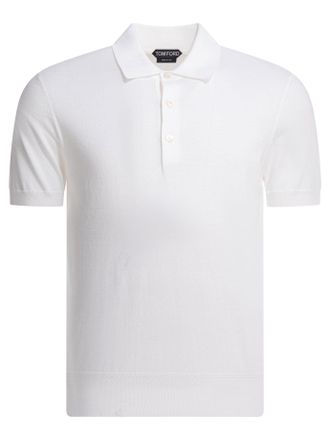 Tom Ford Baumwollstrick-Poloshirt