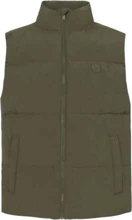 Jott Nagano Mouwloze Donzen Jas - Heren - Bodywarmers - Groen - M - Polyester - Jassen