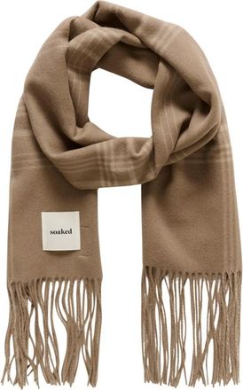 Soaked In Luxury Slmillie Sjaal - Dames - Wintersjaals - Beige - ONE Size - Wol - Accessoires