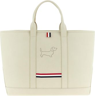 Thom Browne Tool Tote Tote Bianco-Donna
