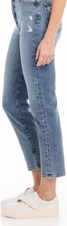 Fidelity Twiggy Ultra High Tapered Crop Jeans In Penny Lane
