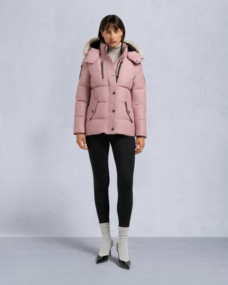 Moose Knuckles Womens Original Shearling Trim 3q Jacket