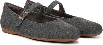 Dr. Scholls Wexley Ballet Flat Womens Charcoal Round Toe Mary Jane HTAT1132