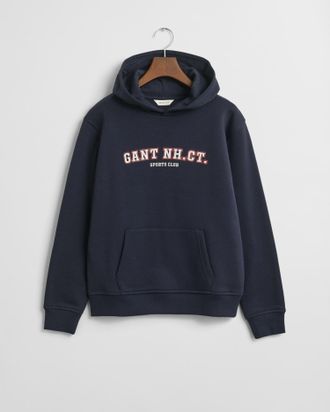 GANT Teens Graphic Hoodie (134/140) EVENING BLUE