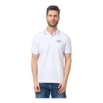 Emporio Armani Witte Slim Fit Polo Shirt - Heren - Polos - Wit - XS - Katoen - Tops