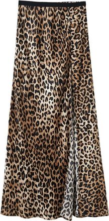 27 Miles Malibu Womens Yennifer Midi Skirt In Leopard