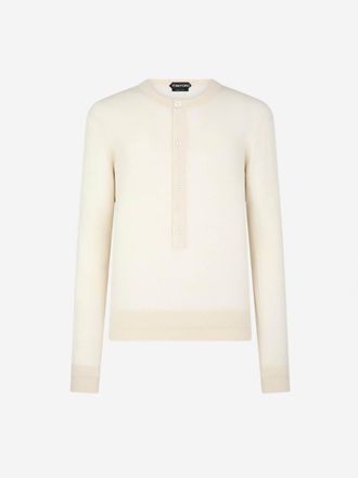Tom Ford Ribbed Buttoned T-Shirt
