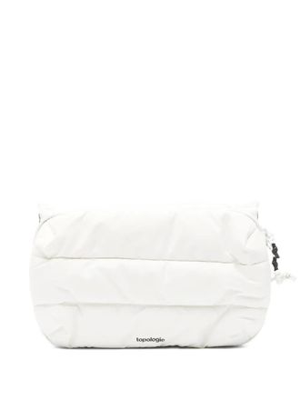 Topologie quilted clutch bag - men - Polyester - OS - White
