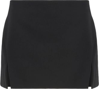 Givenchy Sliced Mini Skirt - Dames - Korte rokken - Zwart - S - Wol - Rokken