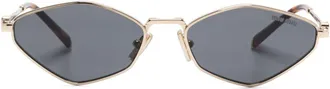 Miu Miu Eyewear Occhiali da sole Miu Regard - Oro