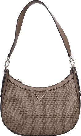 Guess Murielle Woven Shoulder Bag - Dames - Schoudertassen - Bruin - ONE Size - Tassen