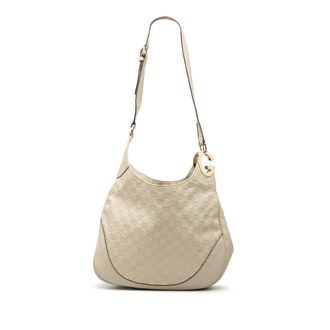 Gucci Pre-owned Womens Guccissima Charlotte Crossbody - Ivory Leather - One Size