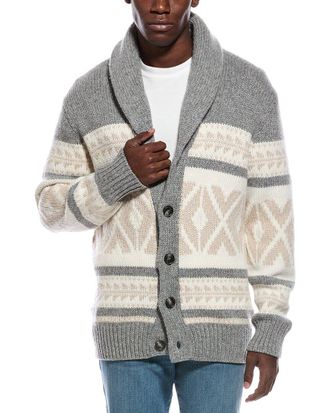 Brunello Cucinelli Cashmere Shawl Collar Cardigan