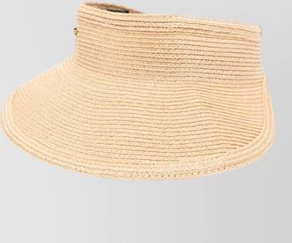 Borsalino jasmine visor hat wide brim strap