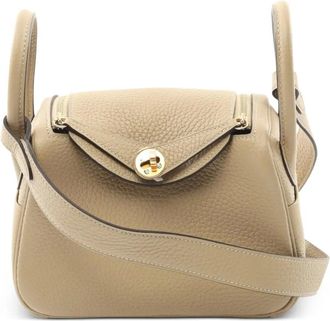 Hermès Borsa a spalla Lindy mini 2024 - Toni neutri