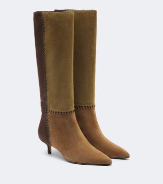 Veronica Beard Stivali Lisa in suede