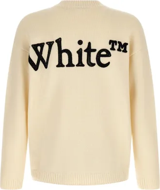Off-white Bookish Shared Sweater - Beige