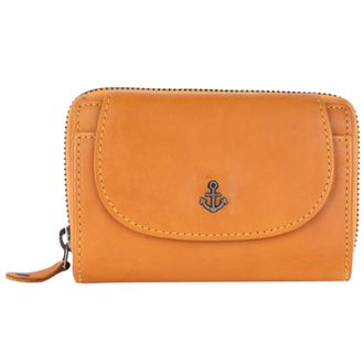 Harbour 2nd Geldb&ouml;rse HARBOUR 2ND Lilian, Damen, gelb (mustard), Rindsleder, Kleinlederwaren Geldb&ouml;rse