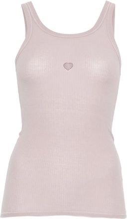 BASERANGE Heart Ribbed Tank Top