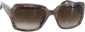 Chanel Pre-owned Accessories, female, Beige, Size: ONE SIZE Pre-owned Plastic Sunglasses
