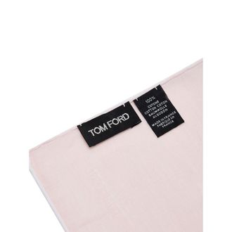 Tom Ford Cotton Pocket Square - Pink
