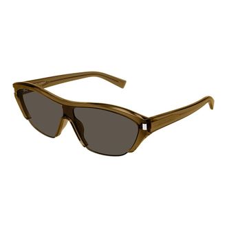 Saint Laurent Brown Transparent Sunglasses