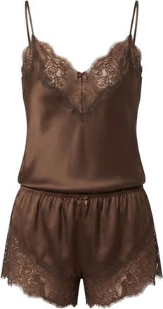 MC2 Saint Barth Set Top e Shorts Pilar - - Nightwear & Lounge - Donna - Marrone - S